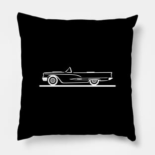 1958 Ford Thunderbird Convertible Pillow