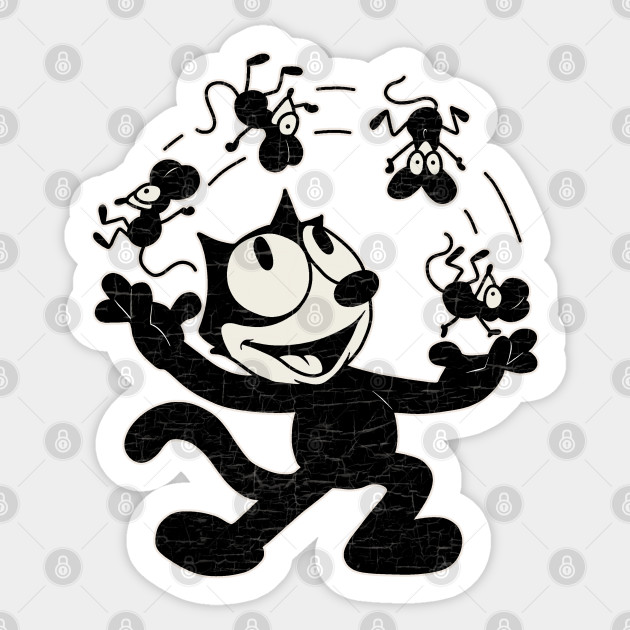 Felix The Cat Felix The Cat Sticker Teepublic