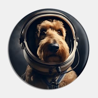 Astro Dog - Airedale Terrier Pin
