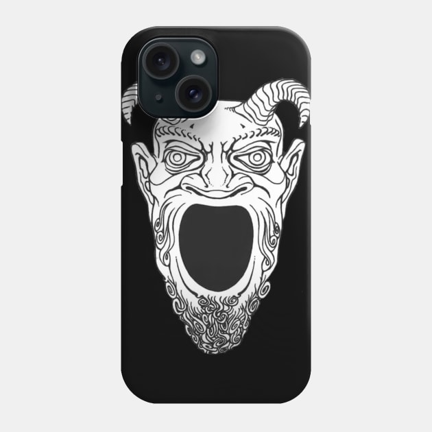 Tomb Of Horrors Demon Face Phone Case by GeekGiftGallery