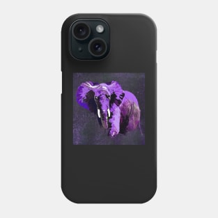 ELEPHANT PURPLE VIOLET SPARKLE Phone Case