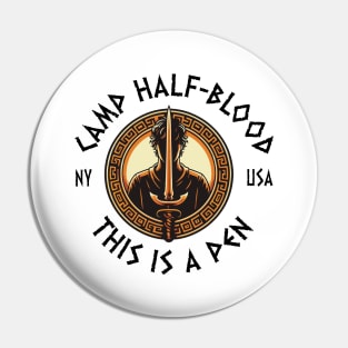 this is a pen - Camp Half-Blood percy jackson Pin