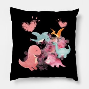 Cute Dinosaur art Pillow