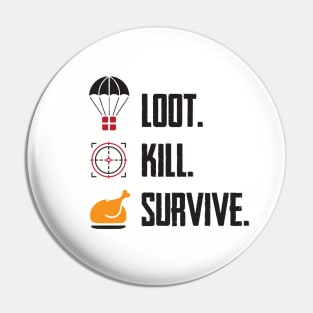 Loot. Kill. Survive. Pin