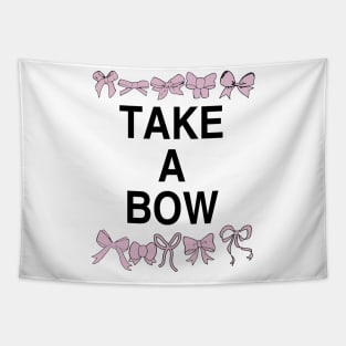 Pink Bows Take a Bow Tapestry