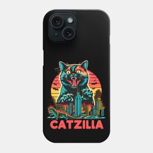 CATZILLA - The Fierce Feline Overlord Phone Case