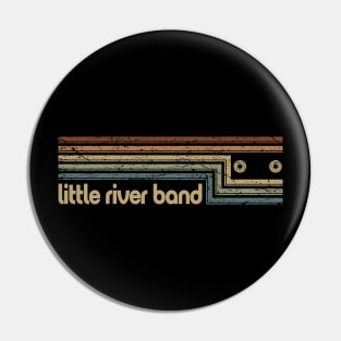 Little River Band Cassette Stripes Pin