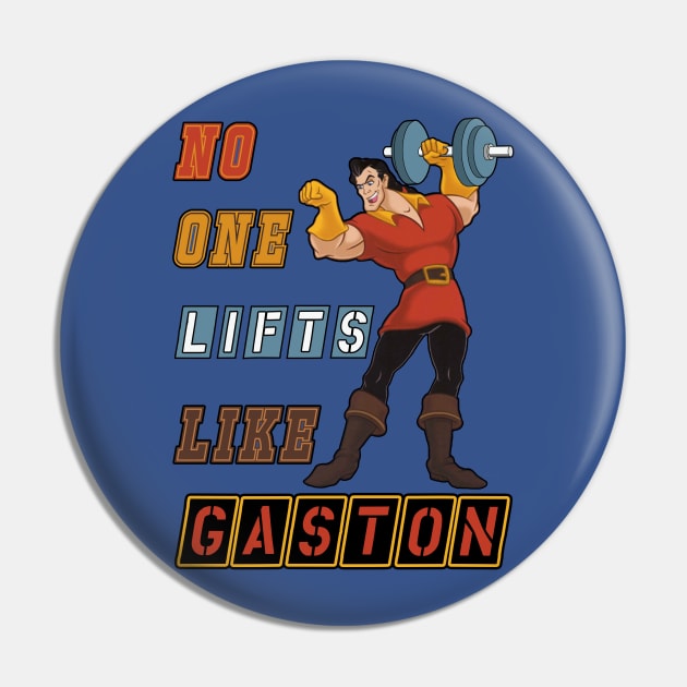 Gaston Lifts Pin by Christastic