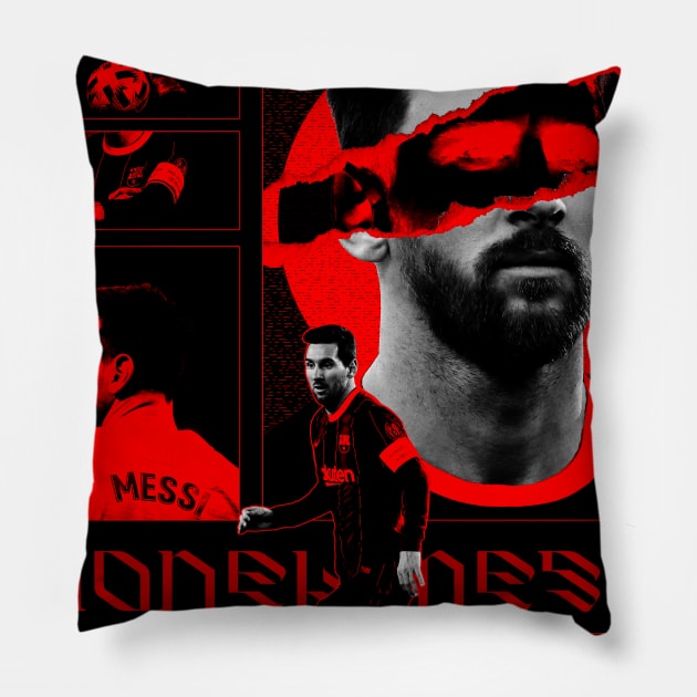 Messi Pillow by VanessaBorusse
