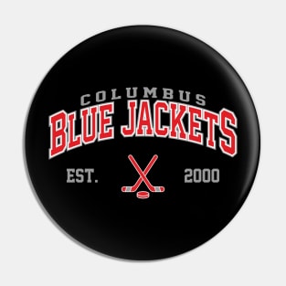 Blue Jackets Hockey Pin