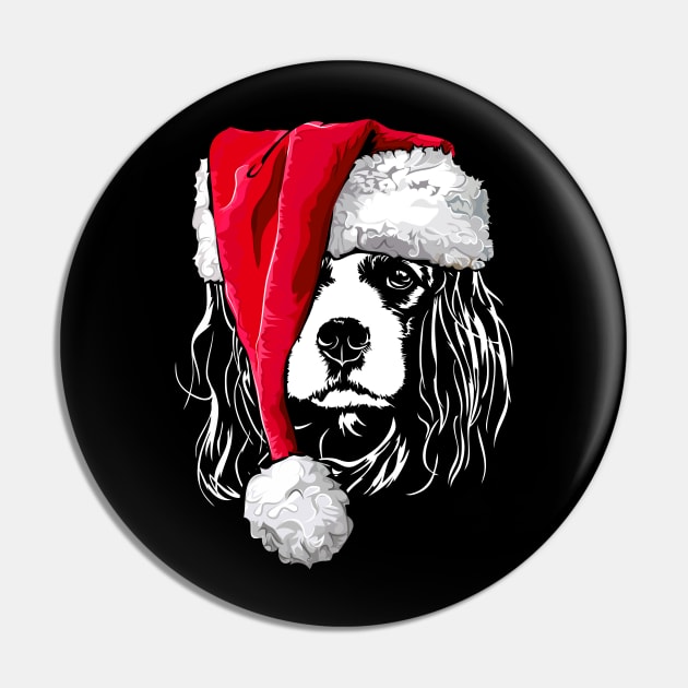 Santa Cavalier King Charles Spaniel Christmas dog mom Pin by wilsigns