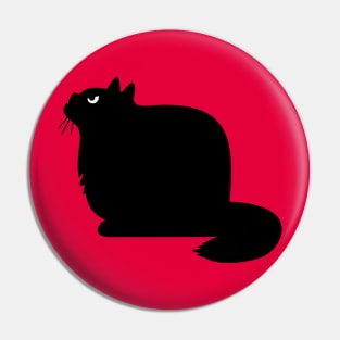 Angry Animals: Fat Cat Pin