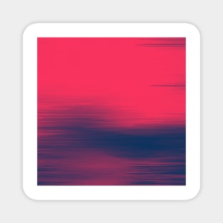 Abstract dual color gradient design Magnet