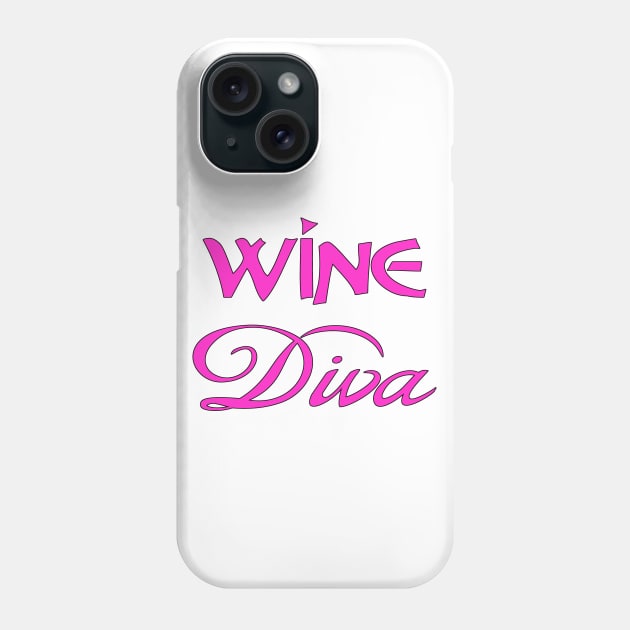 Wine Diva Phone Case by Naves