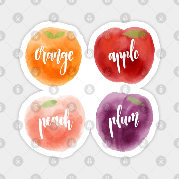 Fruit Collection Magnet by Mako Design 