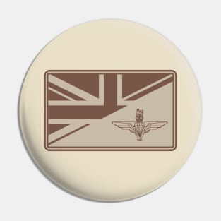 Parachute Regiment Union Jack Patch (desert subdued) Pin