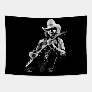 Hank Williams Jr || BlackArt Tapestry