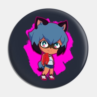 Tanuki Michiru Pin