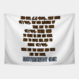 Deuteronomy 10:12 Tapestry