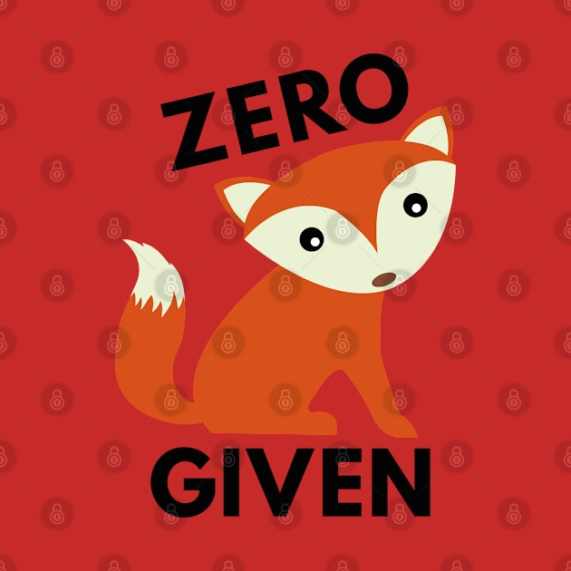 Zero Fox Given by VectorPlanet