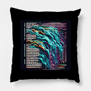 Waterfall Codes Pillow