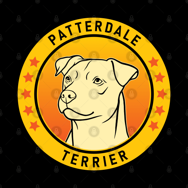 Patterdale Terrier Dog Portrait by millersye