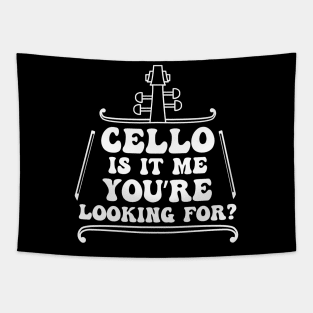 Funny Cello Tapestry