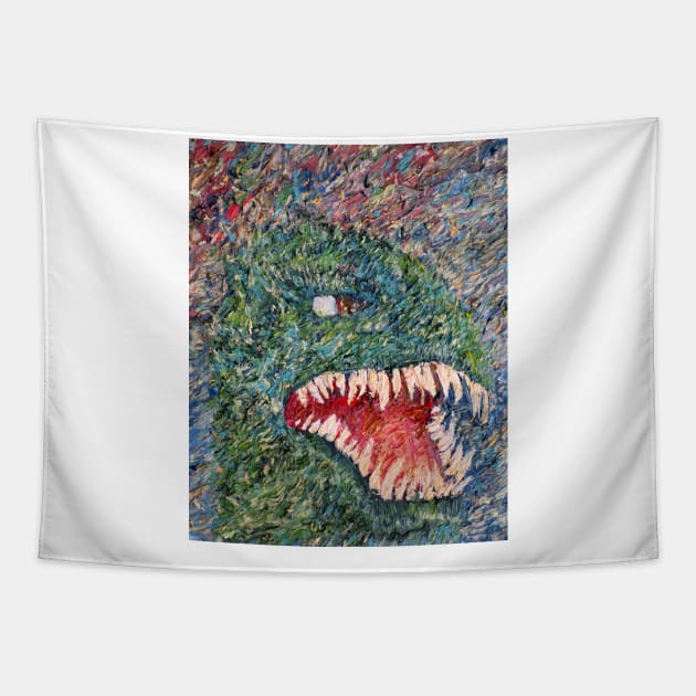 THE GREEN BEAST Tapestry by lautir