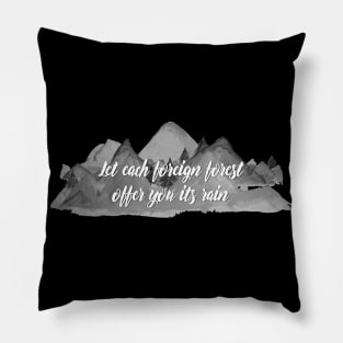 Move Toward the Darkness Pillow