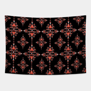 Triangle with Line Seamless Pattern Tapestry