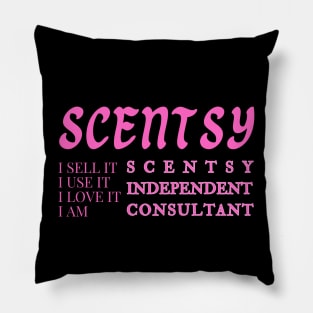 i sell it, i use it, i love it, i am scentsy independent consultant, Scentsy Independent Pillow