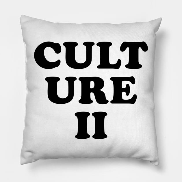 Migos Merch Culture II Pillow by Williamjmahoney