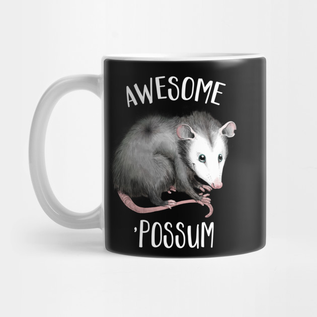 Awesome Possum By Rollingdonutpress