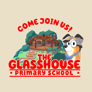 Bluey Glasshouse Primary School Full Color T-Shirt