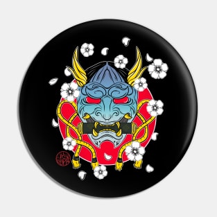 Hannya, the mask of the demon Pin