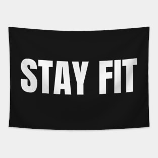 Stay fit Tapestry