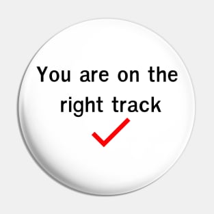 You are on the  right track Pin