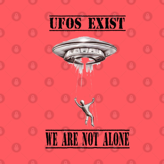 UFOs exist We are not Alone by VirtuDivine Art