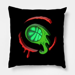 Basketball Fireball Christmas Tree Pillow