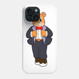 Bear as Groom with Suit Phone Case