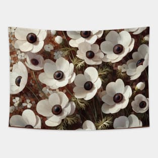 Anemone Flowers Tapestry