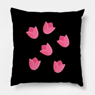 Tulip Tulips Flora Positive Minimalist School Class Pillow