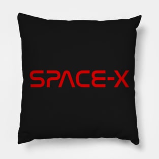 SpaceX logo - 1980s NASA style Pillow