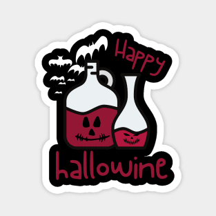 Happy Hallowine Magnet