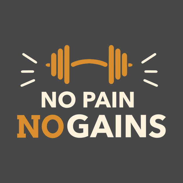 No Pain No Gains by TrendyShopTH