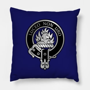 Clan MacKenzie Crest & Tartan Pillow