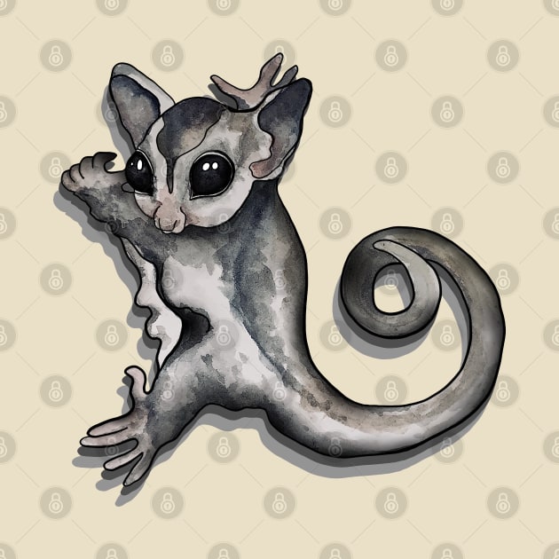 Sugar Glider Cling by Zodiart