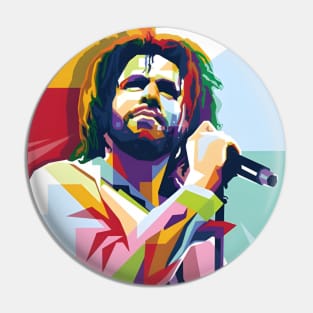 J Cole wpap pop art Pin