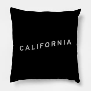 California Typography Pillow