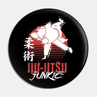 Jiu Jitsu Junkie Martial Arts Pin